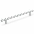 Cosmas 305-224ch Polished Chrome Cabinet Hardware Euro Style Bar Handle Pull 8-7 8 224mm Hole Centers 11-3 16 Overall Length 