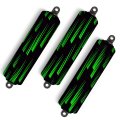 Vps Shock Cover For Kawasaki Racing Kfx 250 400 Kfx400 Kfx250 Set Of 3 Green Color Nd1692 