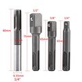 4 Pcs Sds Plus Socket Adapter Set1 Hex Adaptor 3 8 1 2 Square Impact Extension Connector Power Drill Bit