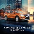 Front Fender Flares For Nissan Rogue 2014 2015 2016 2017 2018 2019 2020 Driver And Passenger Side Set Textured Black Wheel Arch