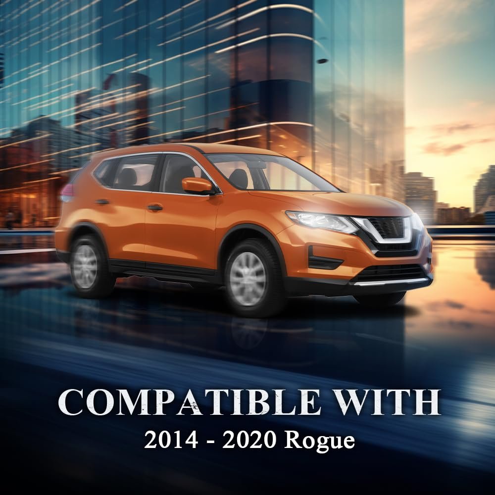 Front Fender Flares For Nissan Rogue 2014 2015 2016 2017 2018 2019 2020 Driver And Passenger Side Set Textured Black Wheel Arch