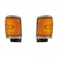 1987-1988 Toyota Pickup Pair Park Lights Driver And Passenger Side 2wd Std Black To2520115 To2521117 81620-89162 81610-89162 