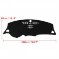 X Autohaux Car Dashboard Cover Nonslip Black Pad For Chevrolet Malibu 2016-2018