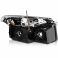 Ocpty Headlight Assembly Pair Replacement For Chevrolet Avalanche 1500 2500 2002-2006 With Body Cladding Model Only Black
