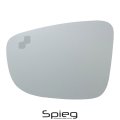 Spieg Diver Side Mirror Glass Replacement For Mazda 3 2017-2018 6 2017-2021 Heated W Blind Spot Monitoring Backing Plate Lh