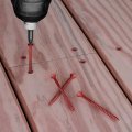 Deck Plus 48432 Wood Screws 10 X 3 Red 1lb Box 