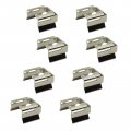 Hisport 89017372 Fuel Injector Metal Retainer Clips Insulator Kit 8pcs 