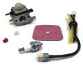 Carburetor Kit For Echo Srm-211sb Hc-150 With Intake Gasket Fuel Line Air Filter And Spark Plug 