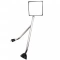 Towing Mirror Passenger Rh Side Replacement Glass Chrome Hood Manual Fit 2002-2016 For International Prostar Truck 