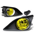 Auto Dynasty Compatible With Corolla E140 E150 Pair Of Bumper Driving Fog Lights Bezel Wiring Kit Switch Amber Lens