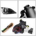 Auto Dynasty Compatible With Corolla E140 E150 Pair Of Bumper Driving Fog Lights Bezel Wiring Kit Switch Amber Lens