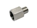 Stainless Steel Hose End Adapter Fuel Oil Air Line Conversion Fitting For Automotive Hydraulic Pneumatic Plumbing M10x1 25 
