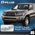G-plus Front Headlight Lenses Cover Compatible With Toyota Tacoma 2005 2006 2007 2008 2009 2010 2011 Left Right Side Pair Smoky