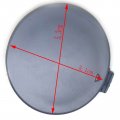 Trimla Front Tow Cover For 05-11 Bmw 1 Series M Sport 4door E81 E87 Hatchback 116d 116i 118d 118i 120d 120i 130i 2006 2007 2008