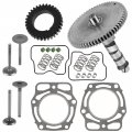 Caltric Camshaft Valve Kit And Spur Gear Compatible With John Deere X540 W Compatible Kawasaki Fd731v Engine