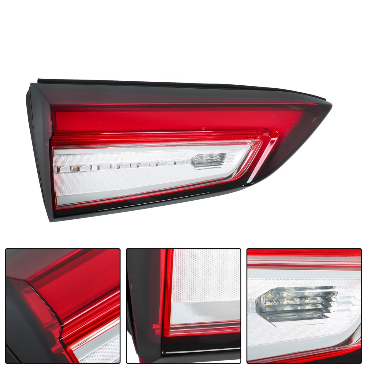 Left Tail Light Assembly For Terrain Sle Slt 2022 2023 2024 Driver Side Rear Inner Brake Lamp Led Red And Clear Replaces