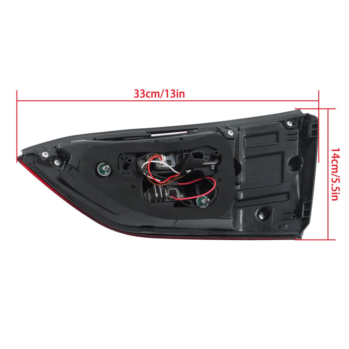 Left Tail Light Assembly For Terrain Sle Slt 2022 2023 2024 Driver Side Rear Inner Brake Lamp Led Red And Clear Replaces
