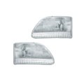 Ford F-150 Headlight 1997-2000 Pair Driver And Passenger Side For Fo2502139 3l3z 13008 Da 