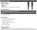 Front Strut And Coil Spring Assembly Set Of 2 Compatible With 2014-2020 Nissan Rogue