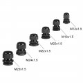 Uxcell M12 M18 M20 M22 M24 M25 Waterproof Ip68 Nylon Cable Gland Joint Adjustable Locknut For 3mm-18mm Dia Wire Pack Of 30
