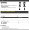 Front Strut And Coil Spring Assembly Kit 2 Piece Compatible With 2004-2009 Kia Spectra Excludes Base Ls Gsx Gs Models