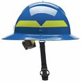 Fire Helmet Blue Thermoplastic 