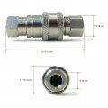 Snowplow Pressure Hose Quick Coupler Kit For Meyer E-57 E-60
