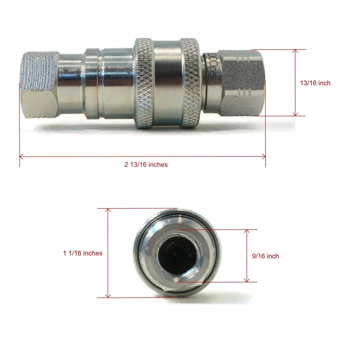 Snowplow Pressure Hose Quick Coupler Kit For Meyer E-57 E-60