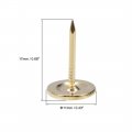 Uxcell Upholstery Nails Tacks 11mmx17mm Flat Head Furniture Gold Tone For Sofa Headboards 100 Pcs