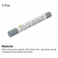 Uxcell Furniture Repair Crayons 3pcs Wood Wax Filler Stick Markers Touch Up For Scratches Holes Tables Desks Wooden Floors
