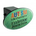 Autism Not A Processing Error Different Operating System Oval Tow Trailer Hitch Cover Plug Insert