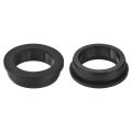 2pcs Rubber Grommets 1-15 16 50mm Drill Hole 1-9 40mm Id Top Hat Grommet Black Silicone Plug Gasket For Wiring Automotive 
