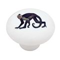 Spider Monkey Decorative High Gloss Ceramic Drawer Knob 