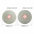 Uxcell 200mm 8-inch 80 120 Grit Diamond Coated Flat Lap Wheel Grinding Sanding Polishing Disc
