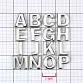 Metal Emblem Decal Logo Trim Badge Text Silver Letter K Not A Set