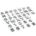 Metal Emblem Decal Logo Trim Badge Text Silver Letter K Not A Set