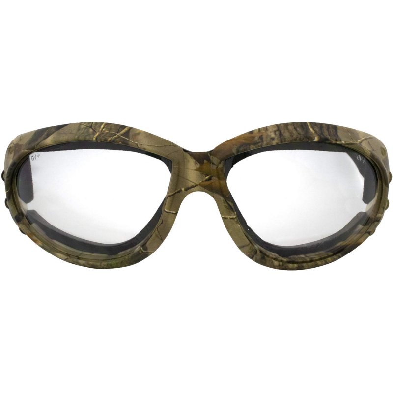 3 Pairs Of Global Vision Eliminator Z 77 Dirt Bike Padded Riding Safety Goggles Forest Camo Frame Yellow Clear Smoke Lens