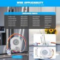 Upgraded Wr60x10185 Replacement Refrigerator Evaporator Fan Motor For Ge Gse25setacss Dss25kgrccc Gcg23yesafss Gsl25wgsbbs