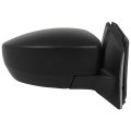 Right Side View Mirror For 2012-2014 Ford Focus Black Textured Non Heated With Cover Replaces Cp9z17682aa-pfm Fo1321461 