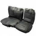 Kuafu Seat Cover Replacement Sets Compatible With 2018-2021 Jeep Wrangler Rubicon Jl Protector Artificial Leather Black And