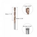 Uxcell Twist Drill Bit 4 1mm Jobber Nanoscale Titanium Coated K35 Tungsten Carbide Straight Shank 60mm Length For Drilling