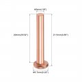 Uxcell 25 Pcs 1 8 X 32 Flat Head Copper Solid Rivets Fasteners