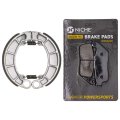 Niche Brake Pad With Shoe Set For Honda Shadow Vlx 600 06430-hn0-a20 06455-mw3-406 Complete Organic