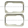 Niuparts 2 Pieces Headlight Bezel Frame Plastic Without Halogen Bulbs Fit 1966-1989 Mack R Rd Rm Models