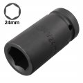 Uxcell 3 4-inch Drive By 24mm Deep Impact Socket 6-point Cr-v Metric