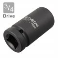 Uxcell 3 4-inch Drive By 24mm Deep Impact Socket 6-point Cr-v Metric
