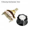 Uxcell 12 Pin 2p5t 2 Pole 5 Throw 1deck Band Selector Rotary Switch With Plastic Knob