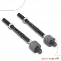A-premium 2 X Front Inner Tie Rod Ends Compatible With Bmw 525i 530i 2004-2007 528i 535i 2008-2010 545i 645ci 2004-2005 550i