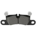 Rear D1453 Metal 4pcs W Hardware Disc Brake Pad Set