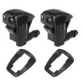 Front Windshield Washer Nozzles Wiper Spray For Jeep Grand Cherokee 2005-2016 Replaces 55372143ab 2pcs 
